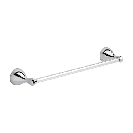Liberty Hardware Delta Foundations Chrome Silver Towel Bar 18 in. L Die Cast Zinc FNDS18-PC